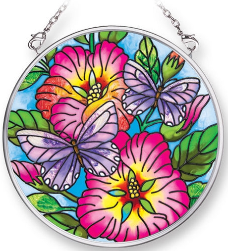 Amia 42310 Garden Grace Small Circle Suncatcher Glass $14.99