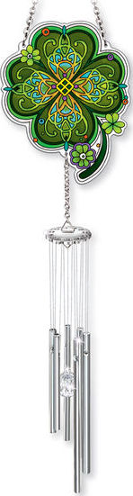 Amia 42376 Emerald Isle Windchimes Glass $32.99