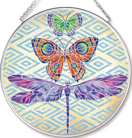 Amia 42539 Enchanted Wing 1 Medium Circle Suncatcher Glass $16.99