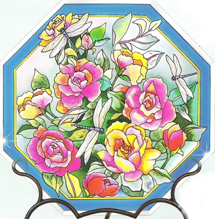 Amia 6591 Nature's Classic Beauty Beveled Small Octagon Suncatcher Glass $49.99