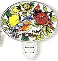Amia 8504 For The Birds Night Light Glass  $29.99