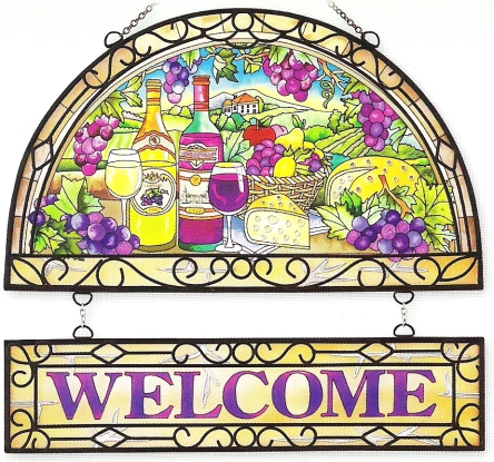 Amia 9411 Great Vintages Welcome Panel Glass $53.99