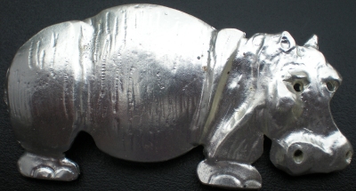 Jewelry - Fashion PINHippoSilv er1 Hippo Pin Brooch Silver Plate Various Countries $10.99