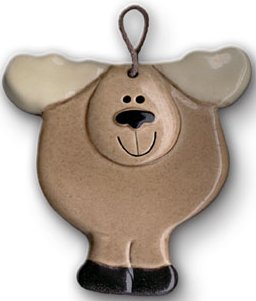 August Ceramics 2086 Moose Ornament Ceramic United States $8.99
