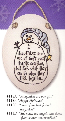 August Ceramics 4115D Verse: Click Photo Plaque Ceramic United States $15.99