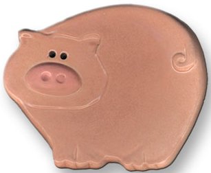 August Ceramics 5002 Pig Soapdish Ceramic United States $14.49