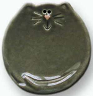 August Ceramics 5026G Gray Soapdish Ceramic United States $14.49