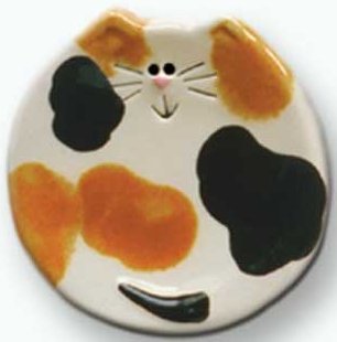 August Ceramics 5029 Calico Soapdish Ceramic United States $14.49