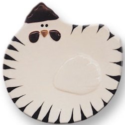 August Ceramics 5093W White Soapdish Ceramic United States $14.49
