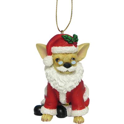 Aye Chihuahua 13379 Santa Ornament Resin $0.00