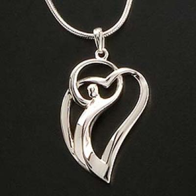 Circle of Love 4012061 Love Surrounds Us Necklace Silver Plated $0.00