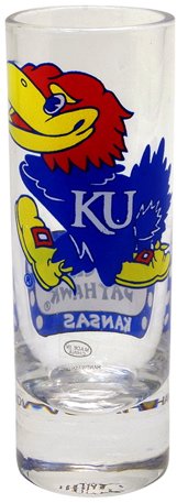 Collegiate Gifts 80163 Set of 6 Kansas Jayhawks Shot Glasses $60.99
