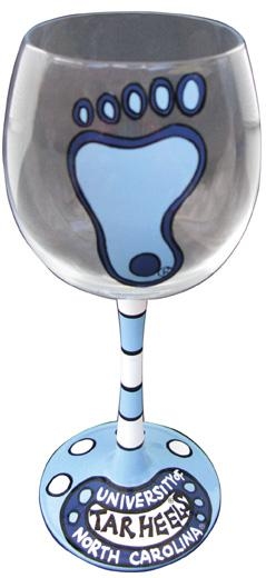 Collegiate Gifts 80702 Set of 2 North Carolina Tarheels Wine Glasses $0.00