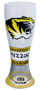 Collegiate Gifts 80721 Set of 6 Missouri Tigers Pilsner Glasses $149.99