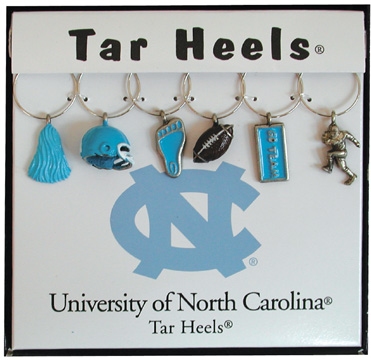 Collegiate Gifts 81701 Set of 2 North Carolina Tarheels Charms $0.00