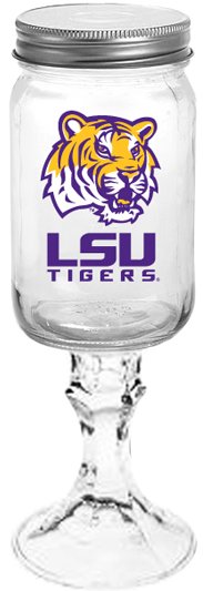 Collegiate Gifts 84601 Set of 6 Louisiana State Tigers All American Redneck Wine Glasses $132.99
