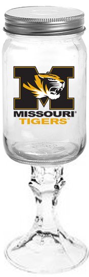 Collegiate Gifts 84721 Set of 6 Missouri Tigers All American Redneck Wine Glasses $132.99
