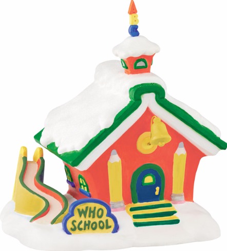 Grinch Villages by Department 56 4047196 Who School Lighted Buildings $82.99