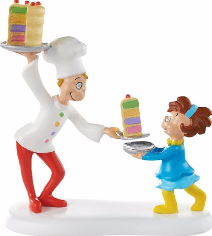 Grinch Villages by Department 56 4053064 Cake For Who? Cake For U Village Figures $20.99