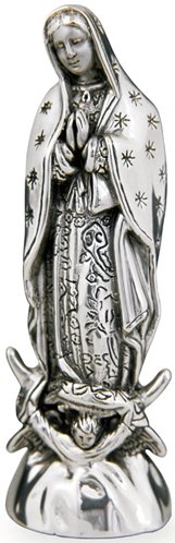 D'Argenta 55 Virgin of Guadalupe by Martin Mendoza Item 55 Silver Plated Sealed Mexico $226.00