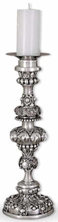 D'Argenta U-11 Candlestick by Javier Arenas Item U11 Silver Plated Sealed Mexico $448.00