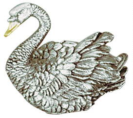 D'Argenta a-2 Swan Item a2 Silver Plated Sealed Mexico $226.00