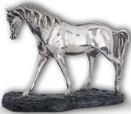 D'Argenta a-72 Horse by Claudio Rodriguez Item a72 Silver Plated Sealed Mexico $894.00