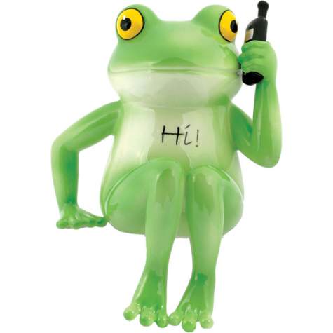 Fanciful Frogs 11916 Phony Frog Shelf Sitter Figurine Ceramic $0.00