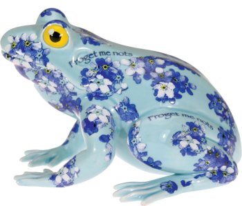 Fanciful Frogs 11960 Froget Me Nots Ceramic $0.00