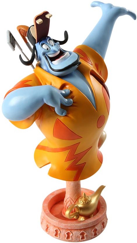 Disney Grand Jesters Studio 4024306 Genie as Tourist Bust 3000 Made Stone Resin $0.00