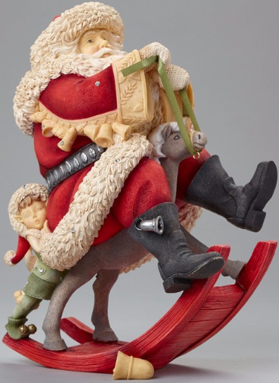 Heart of Christmas 4046825 Santa on Rock $0.00
