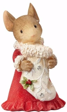 Heart of Christmas 4057652 Mouse with Stocking $15.99