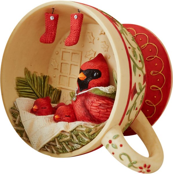 Heart of Christmas 6001381 Baby Birds - bird in teacup $0.00