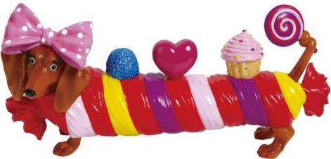 Hot Diggity 17955 Candy Shop Dog Figurine $0.00