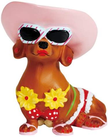 Hot Diggity 17972 Bikini Girl Doxie Figurine $0.00