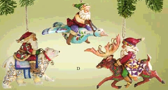 Jim Shore 4005771 Santa with Animals Ornament $0.00