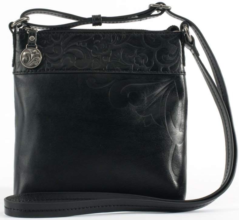 Jim Shore Fashion 4018154 JS Cross Body Embossed Leather $0.00