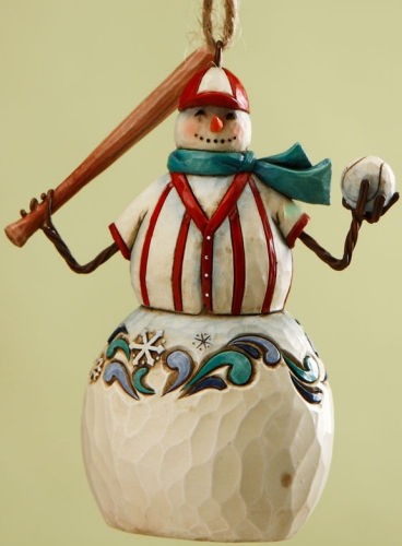 Jim Shore 4019065 Baseball Snowman $0.00