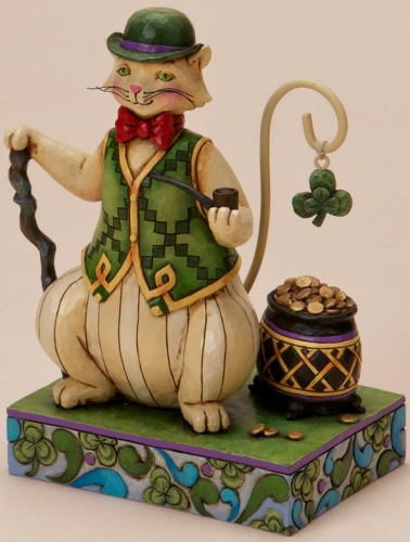 Jim Shore 4020467 Irish Cat Figurine $0.00