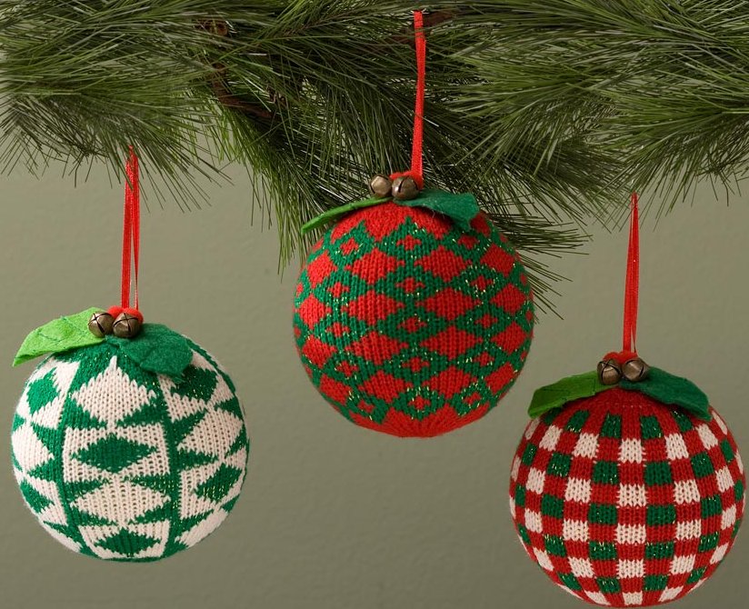 Jim Shore 4027853 Set of 3 Knit Ball Hanging Ornaments $0.00