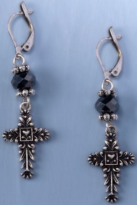 Jim Shore 4032503 Cross Earrings $0.00