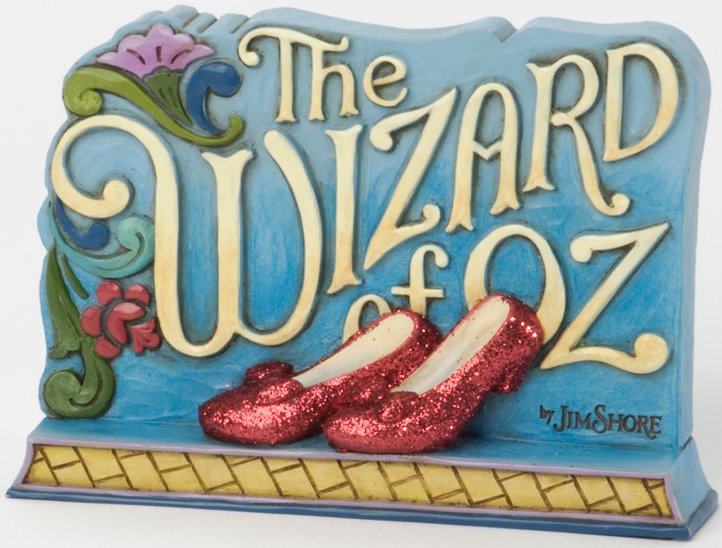 Jim Shore Wizard of Oz 4033983 Title Plaque Figurine Stone Resin $0.00