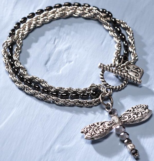 Jim Shore Fashion 4034956 JS Bracelet Dragonfly $0.00