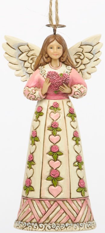 Jim Shore 4036696 Breast Cancer Angel Hanging Ornament $0.00