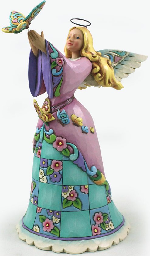 Jim Shore 4037654 Butterfly & Angel Figurine $0.00