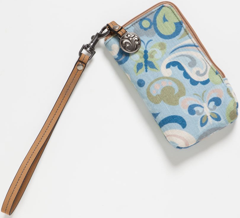 Jim Shore Fashion 4040560 JS Gracie Phone Wristlet Blue $0.00