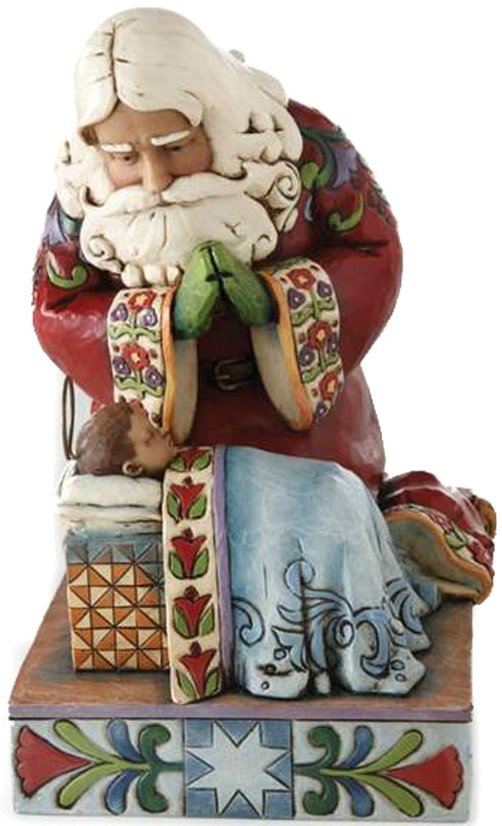 Jim Shore 4040896 Statue Santa w Baby Jes $0.00