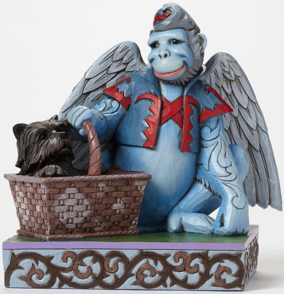 Jim Shore Wizard of Oz 4046424 Winged Monkey with Baske Stone Resin $0.00