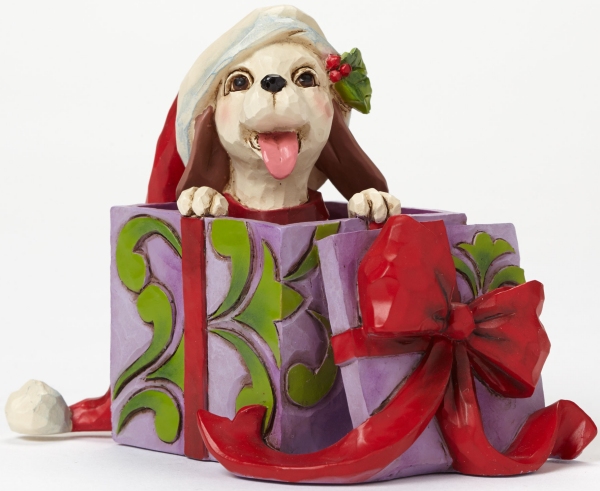 Jim Shore 4047781 Christmas Dog Mini Figurine $0.00