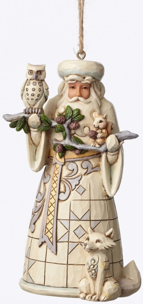 Jim Shore 4050011 White Woodland Santa $22.99